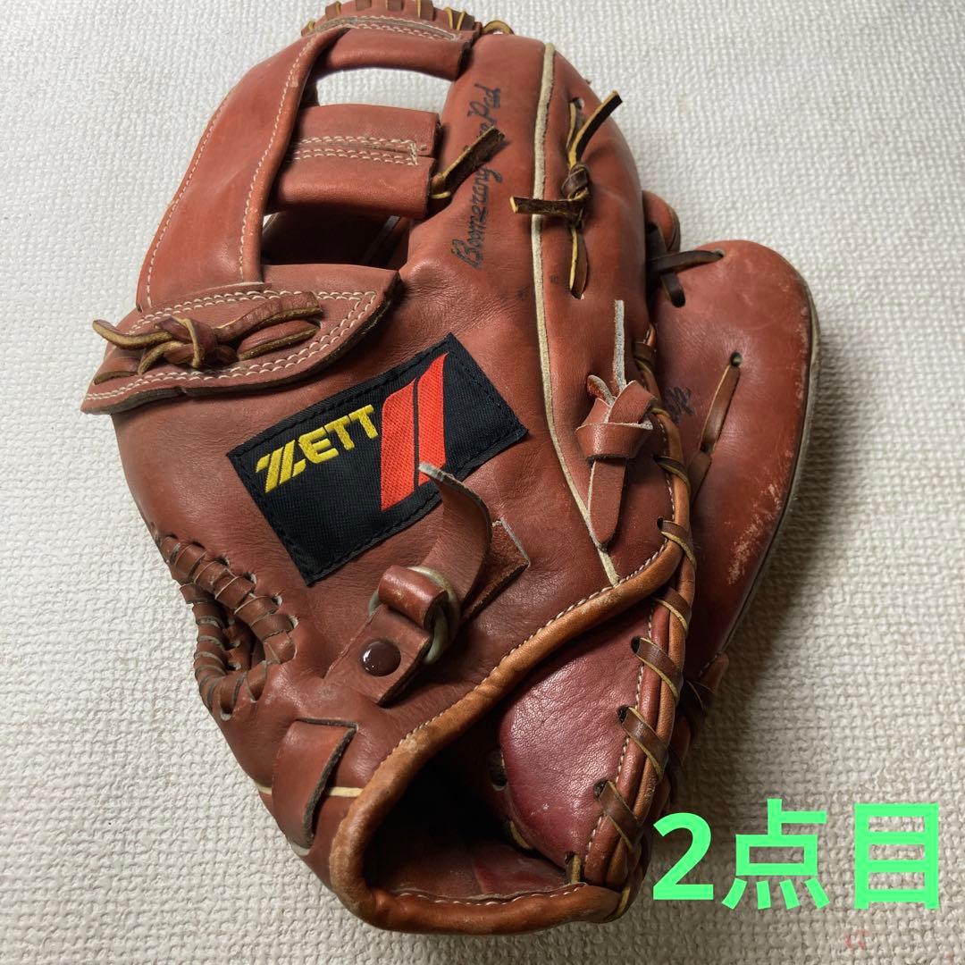 まとめ×2 ZETT BSG-5710 ソフトボール　グローブ