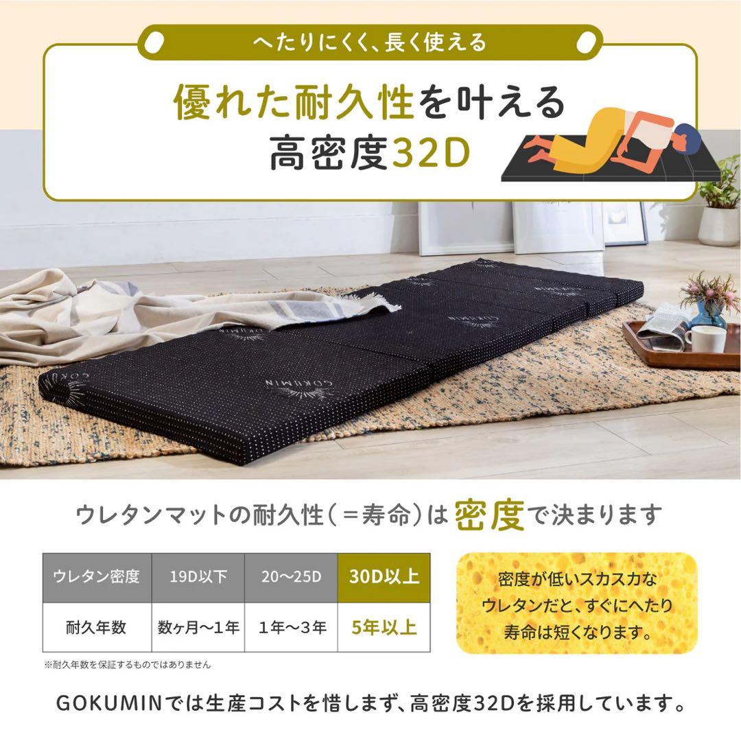 【未使用・美品】GOKUMIN goroneマット ロングサイズ　ブラック