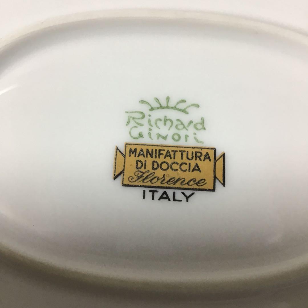 リチャードジノリ　オーバル大皿　ベッキオフルーツ