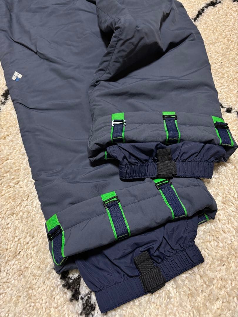 極美品＊モンベル パウダーライト ジャケット・ビブ スキーウェア上下セット150