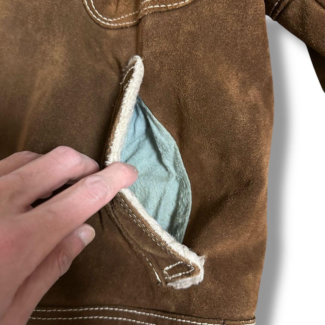 希少 70s JCPenney 内ボア トラッカー スウェードジャケット