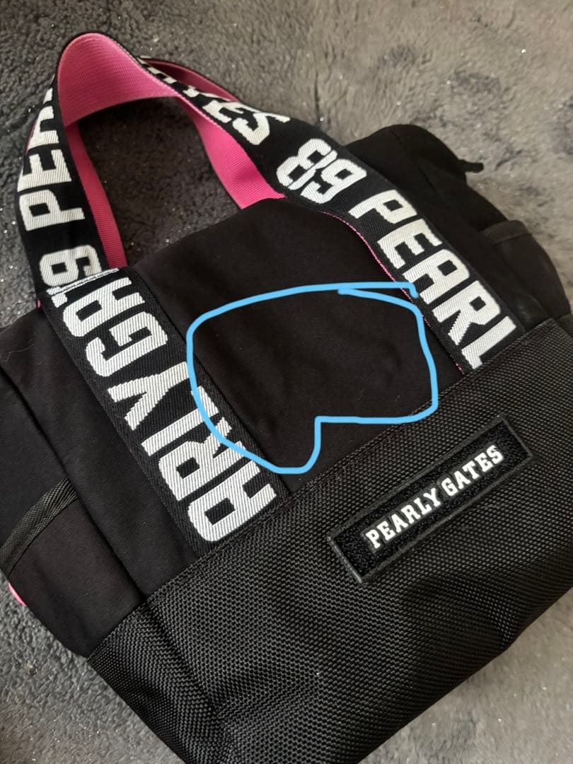 PEARLY GATES ゴルフバッグ ブラック/ピンク