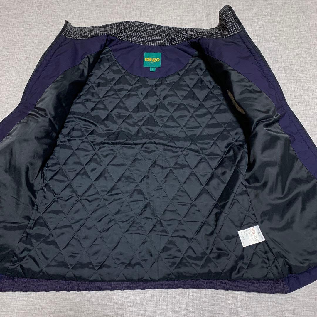 希少✨ ケンゾーゴルフ KENZO ダウンベスト 異素材切替 ネイビー 2
