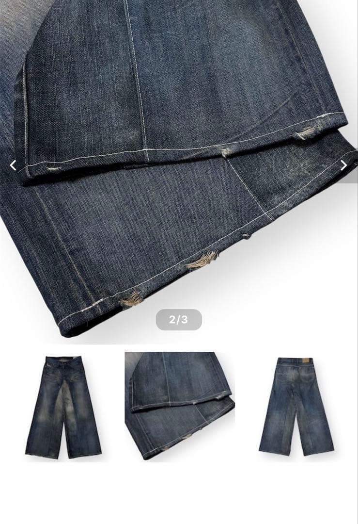 Who want it. 881（W29） Diesel 再構築デニムパンツ