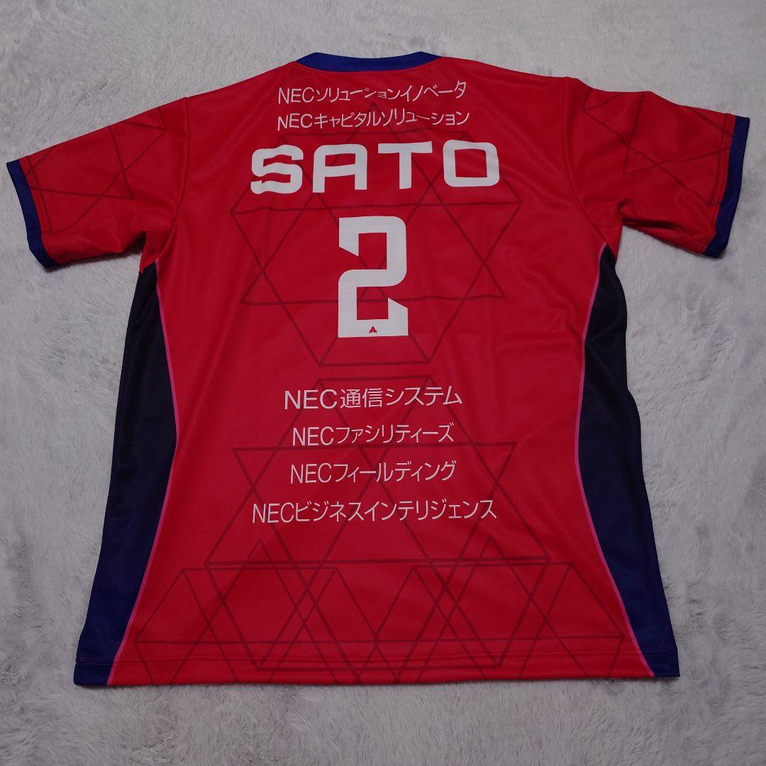 NECレッドロケッツ レプリカユニフォーム　佐藤淑乃