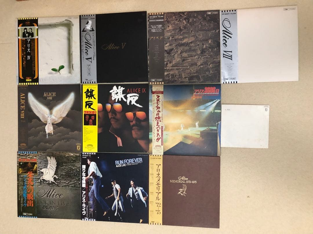 ALICE アリス 谷村新司 レコード LP25枚 EP16枚 ソノシート8枚