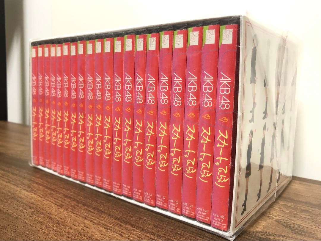 【希少レア新品】初期AKB48 500限定CD BOX スカートひらり COMP