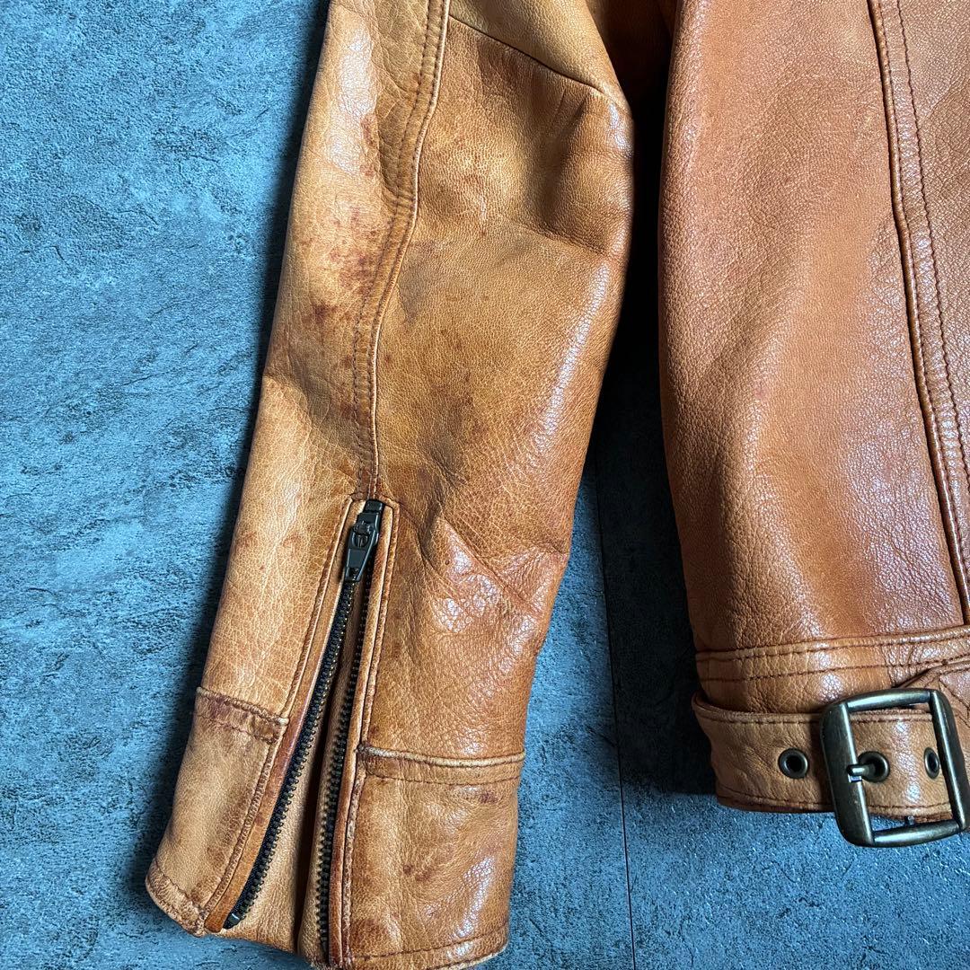 00s JACKROSE シングルライダースジャケット 山羊革 お兄系 y2k