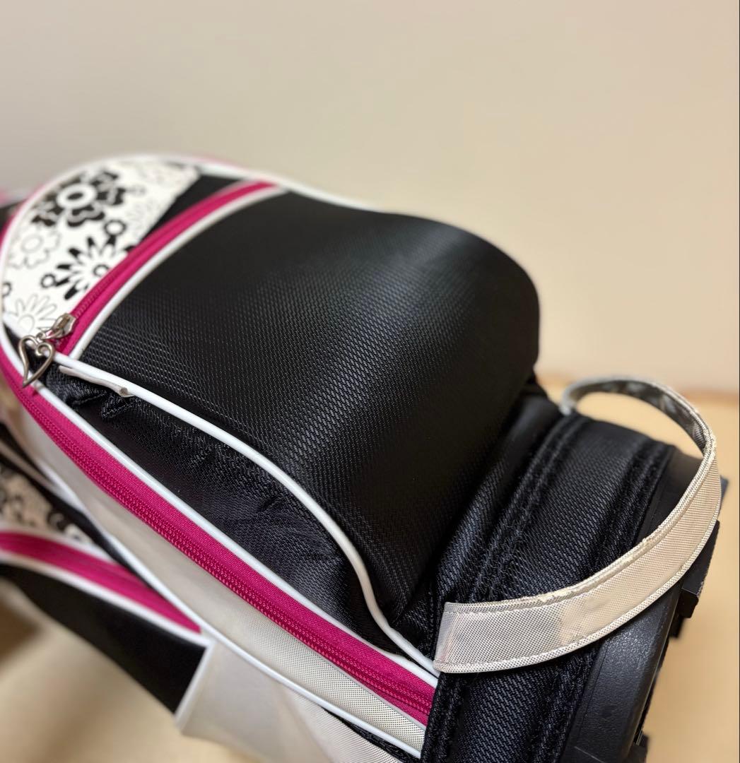 土日限定値下げ！初心者に✨キャディバッグのみ レディース ブラック ピンク 花柄