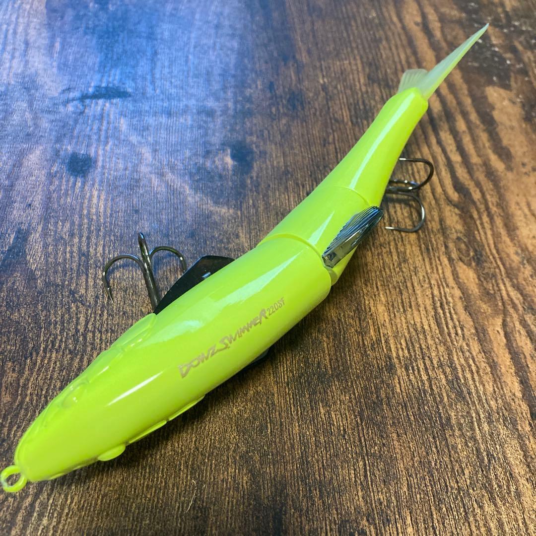 ダウズスイマー220 潮来釣具　限定カラー　コルベットイエロー　ビッグベイト