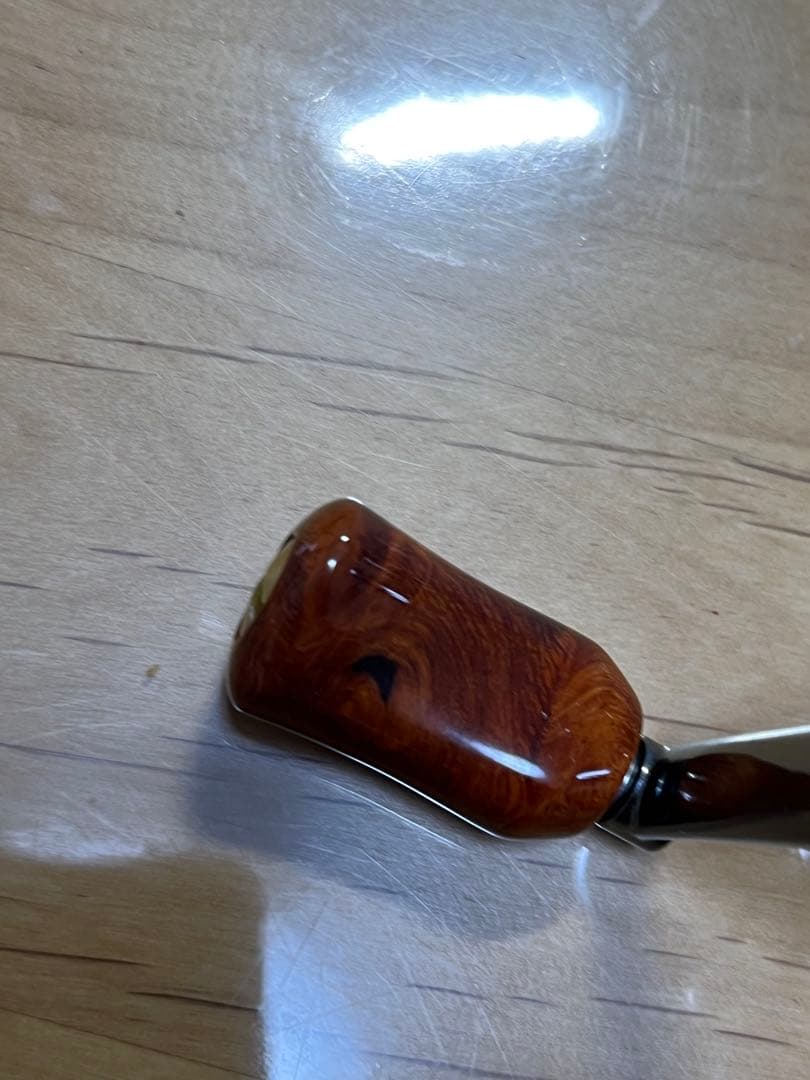 シマノ 01ステラ FW 2000S わたらせ樹脂工房花梨ノブ付き