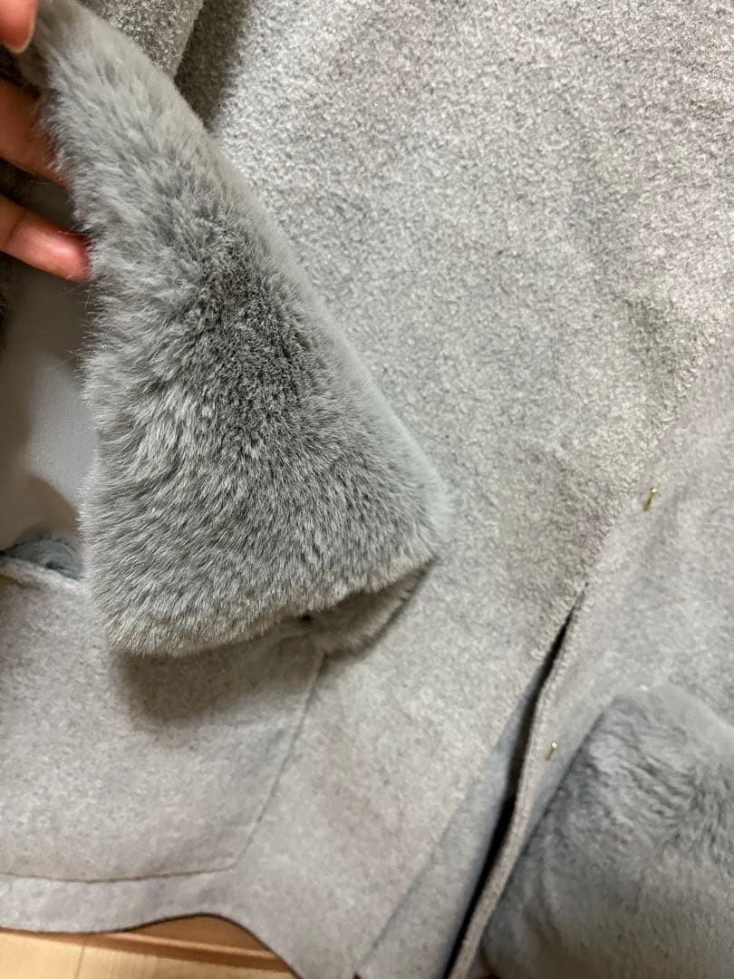 ミラオーウェン　2wayファーポケットリバーコート　1