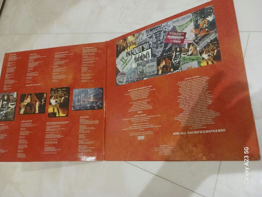 【500枚限定】Sacrifice Total Steel 2枚組 レコード