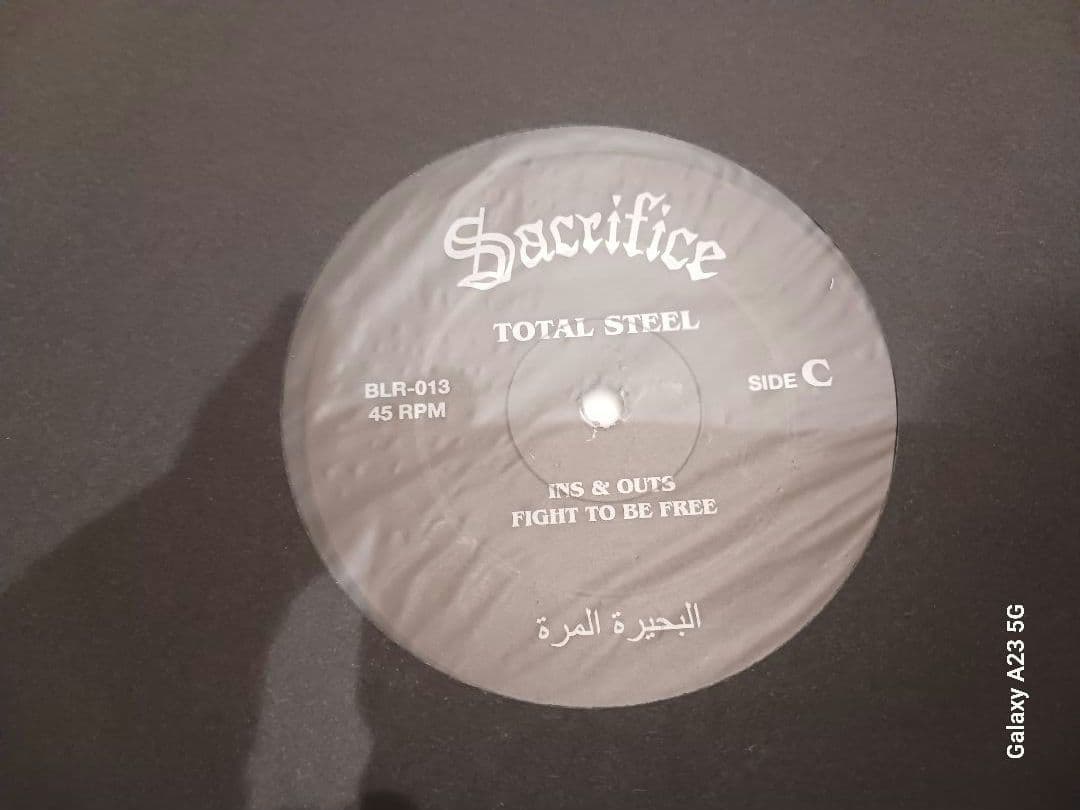 【500枚限定】Sacrifice Total Steel 2枚組 レコード