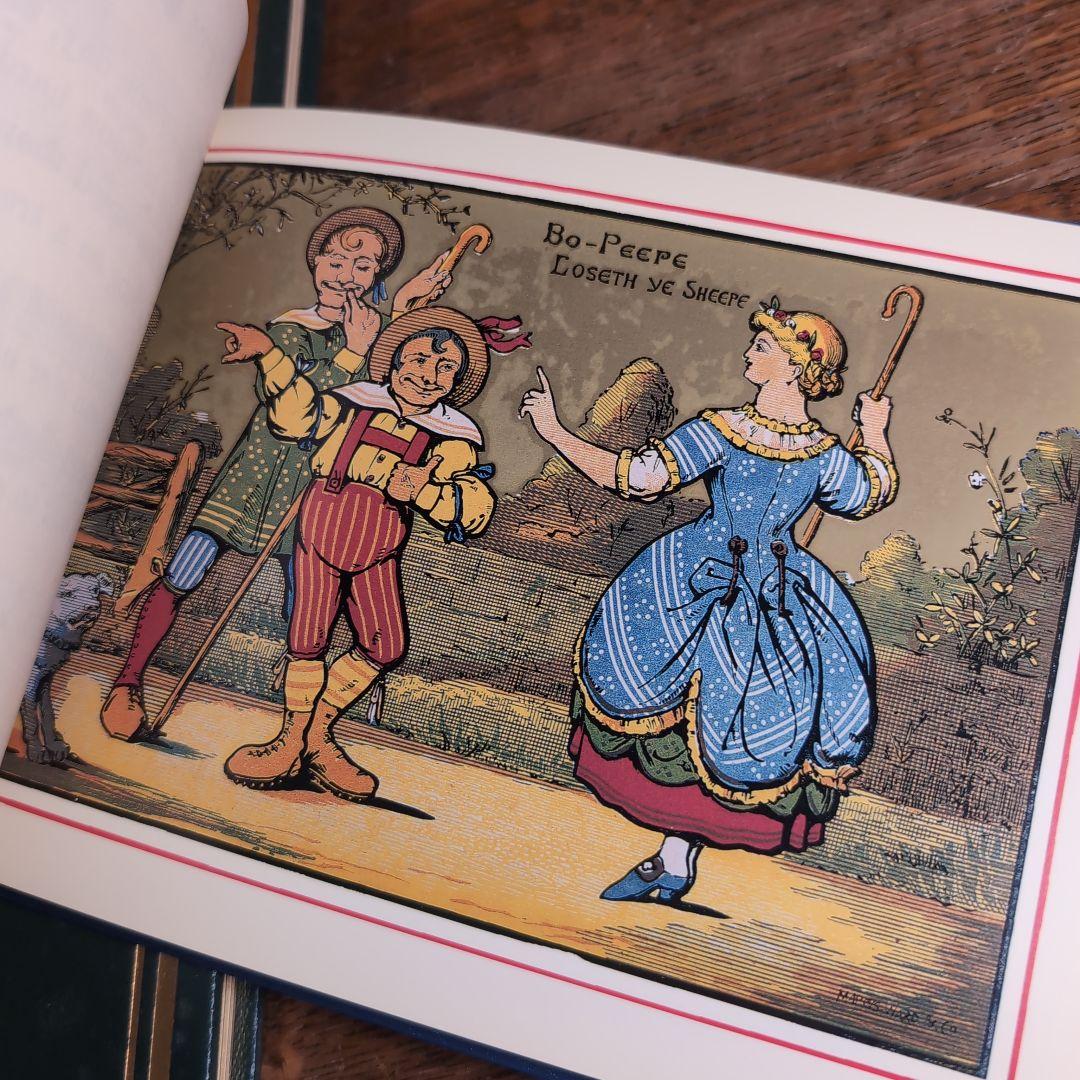 彩飾版わらべうた　妖精の国　オズボーンコレクション　アンティーク絵本