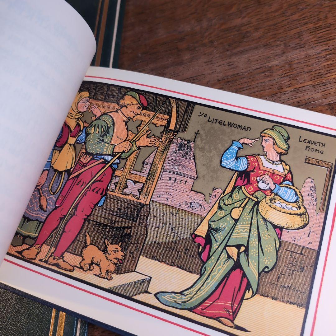 彩飾版わらべうた　妖精の国　オズボーンコレクション　アンティーク絵本