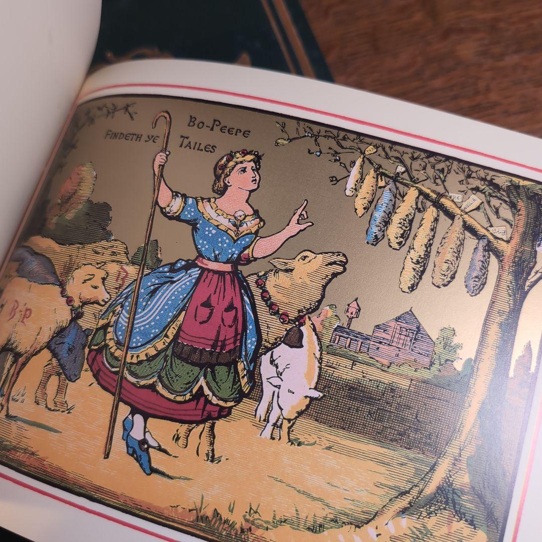 彩飾版わらべうた　妖精の国　オズボーンコレクション　アンティーク絵本