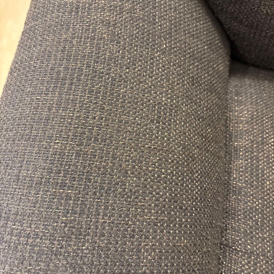 2人掛けソファ　ブラウン