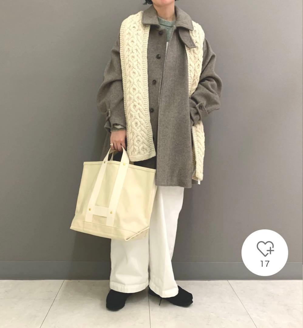 かぐれ　新品　今季　ウールバックタックショートコート　2025秋冬　グレー