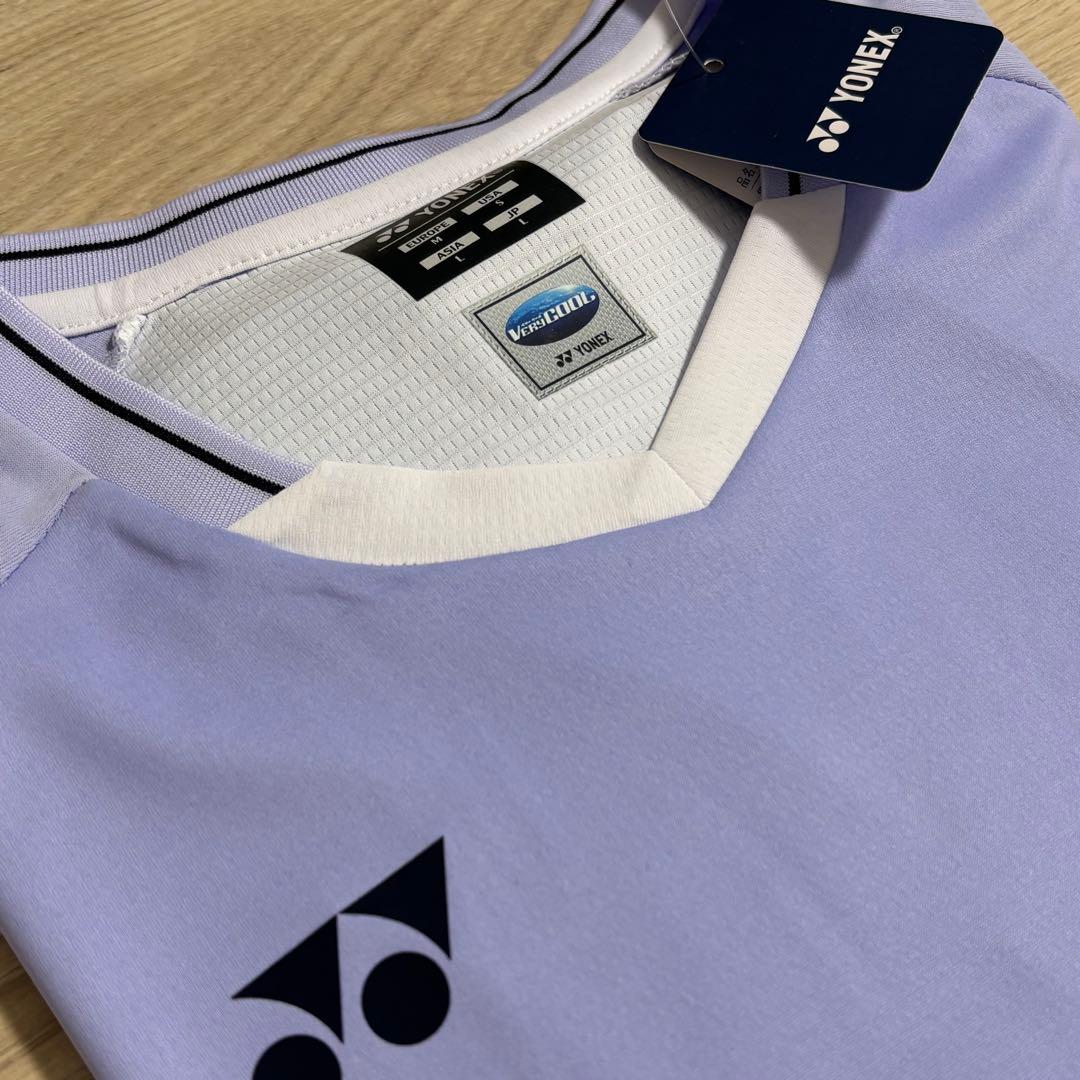YONEX バドミントンシャツ 中国代表シー・ユーチー選手着用　Lサイズ　紫