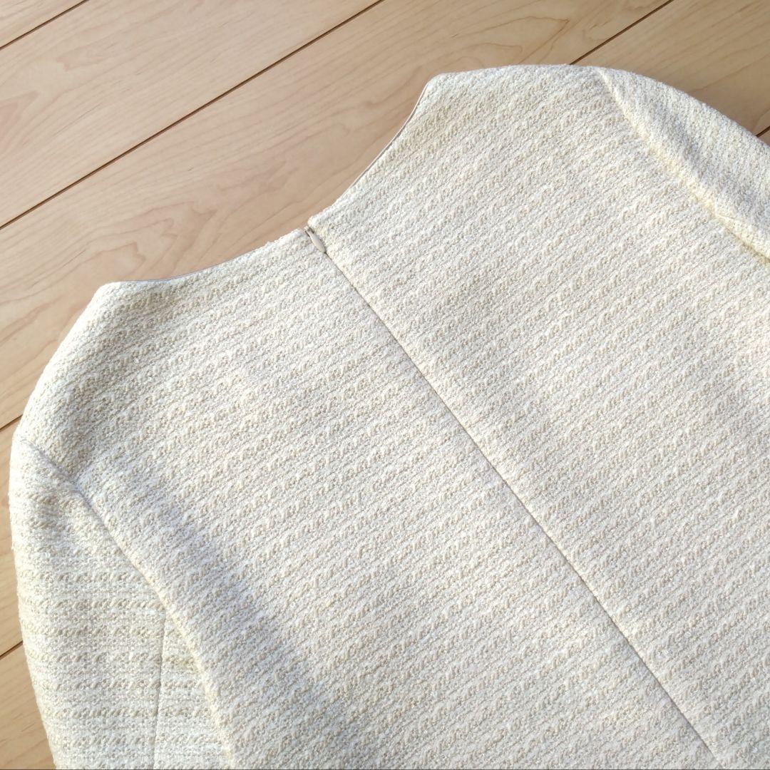 ★未使用★自由区 38 ツイード ブラウス トップス カットソー セレモニー ③