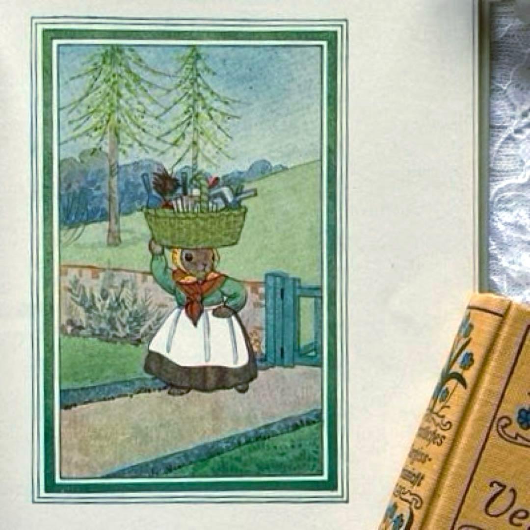 RV39 洋書古書 イギリスヴィンテージ絵本 リトルグレイラビット ①