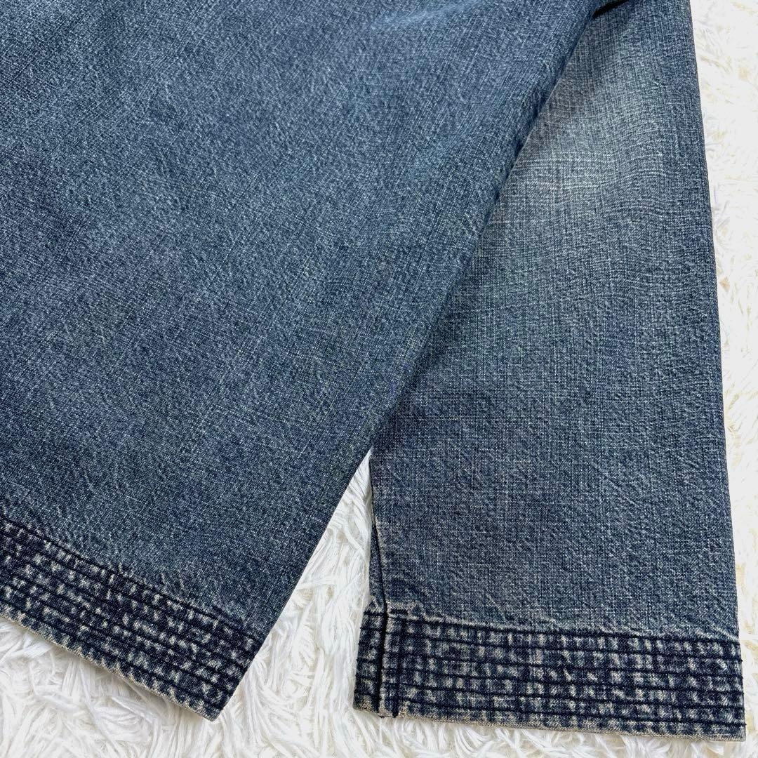 ✨希少・名作・00s✨アーペーセー　デニム　チャイナジャケット　USED加工　1