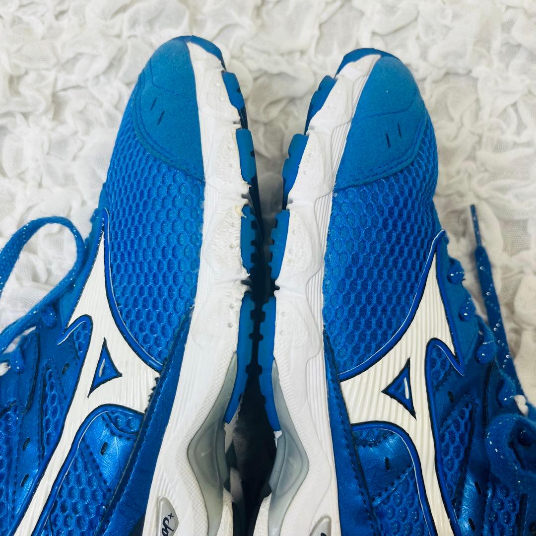 MIZUNOミズノランニングシューズ26青ブルー軽量メッシュ陸上マラソン完売品