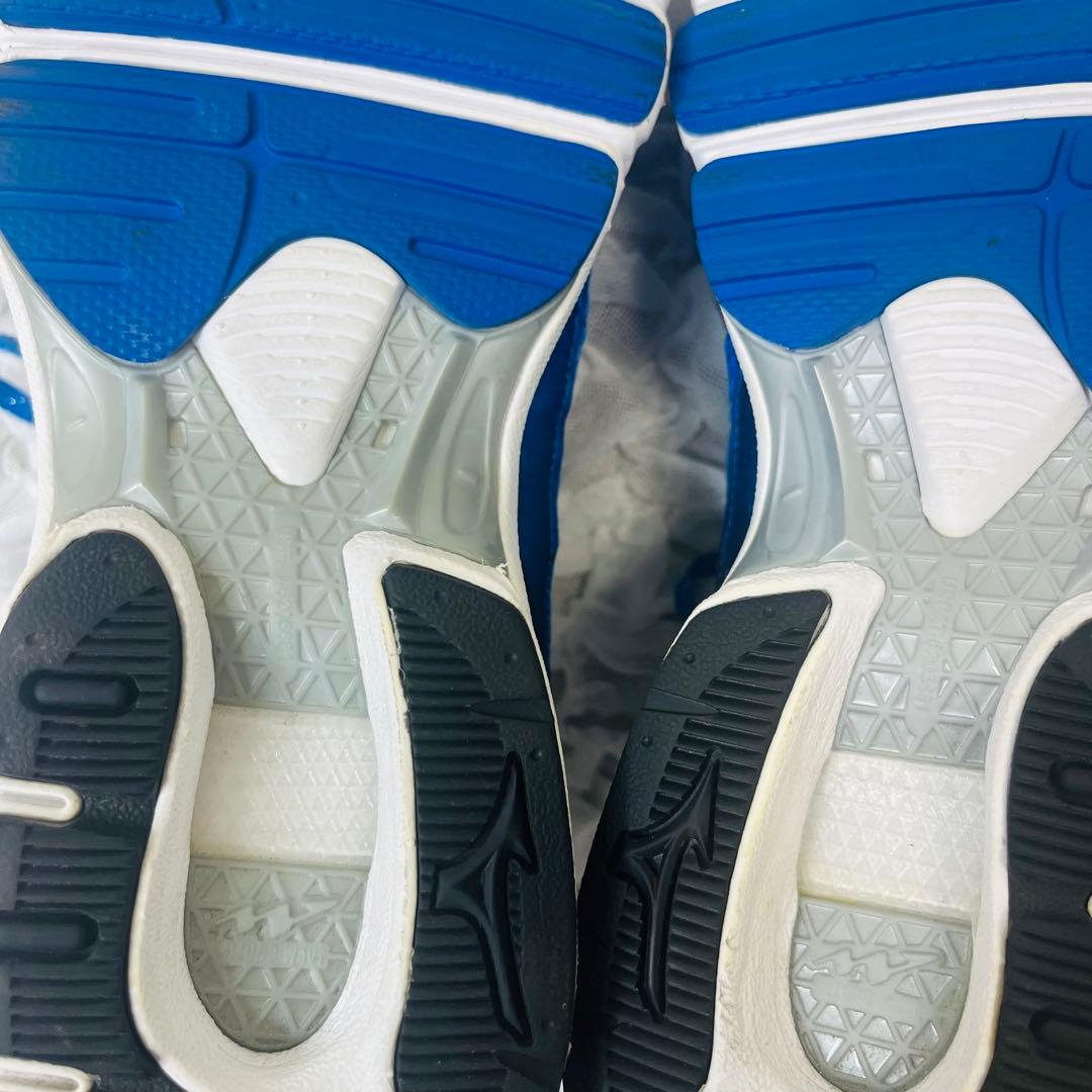 MIZUNOミズノランニングシューズ26青ブルー軽量メッシュ陸上マラソン完売品