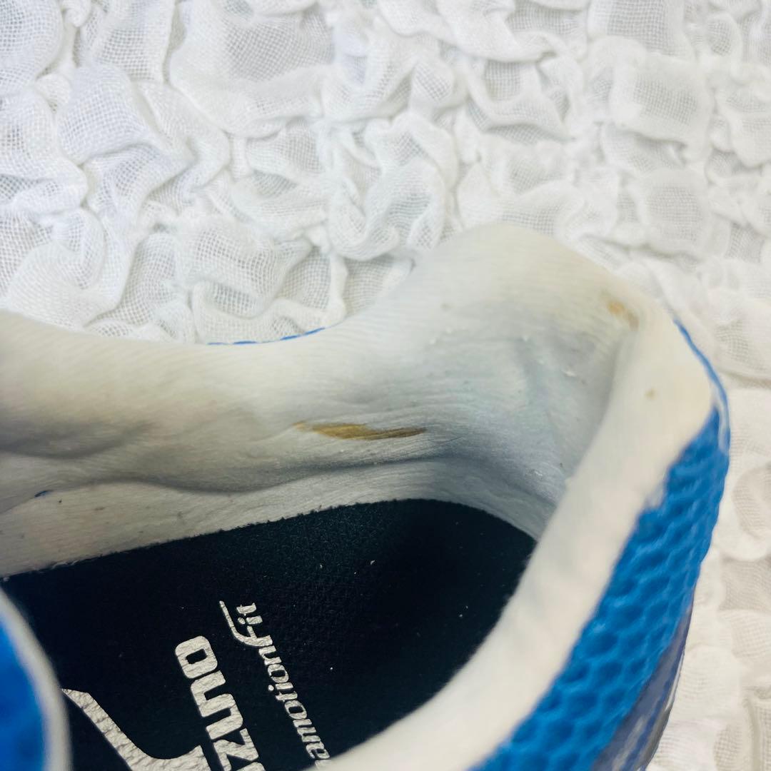 MIZUNOミズノランニングシューズ26青ブルー軽量メッシュ陸上マラソン完売品