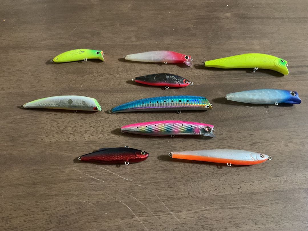 シーバス引退セット　ルアー セット　レンジ別　YouTubeあり（落ちパク先生）