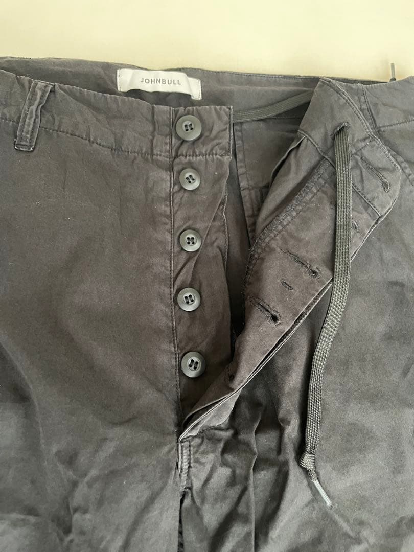 ジョンブル　カーゴパンツ　ブラック