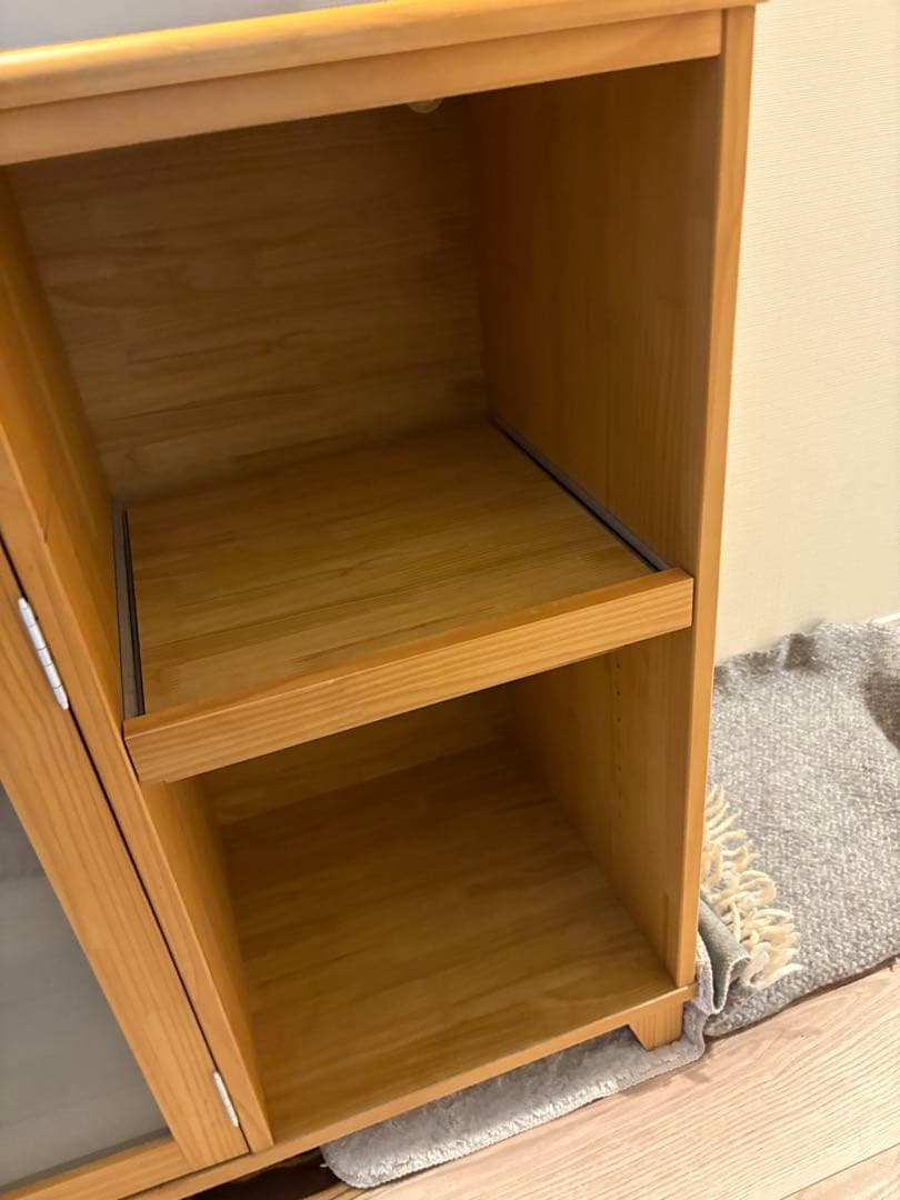 ※10/19まで、お値引き相談可※モモナチュラル 木製食器棚