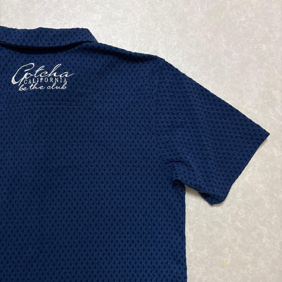 ガッチャゴルフ★ビッグロゴ★ストレッチ★ポロシャツ【メンズ サイズL】