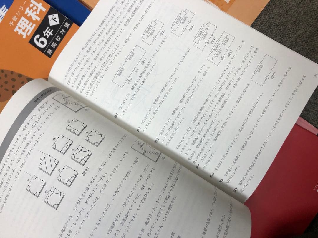 四谷大塚6年　予習シリーズ難関校対策　国算理社/漢字/計算2024年版中古