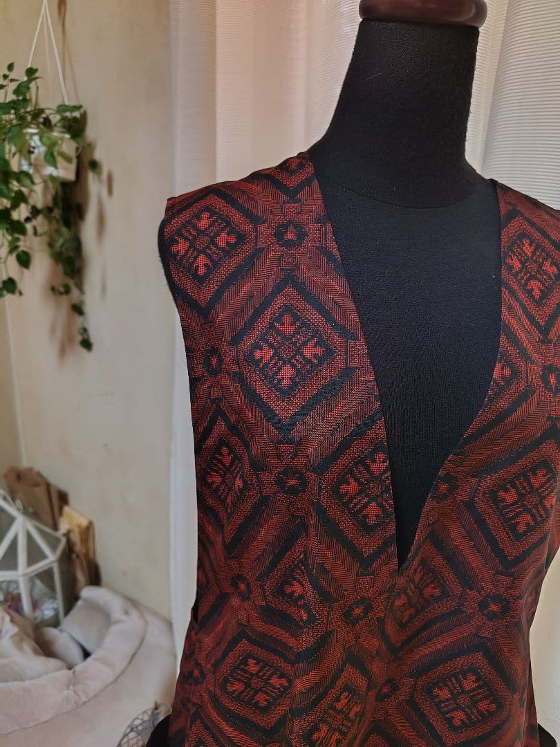 着物リメイク 大島紬 ジャンバー ワンピース