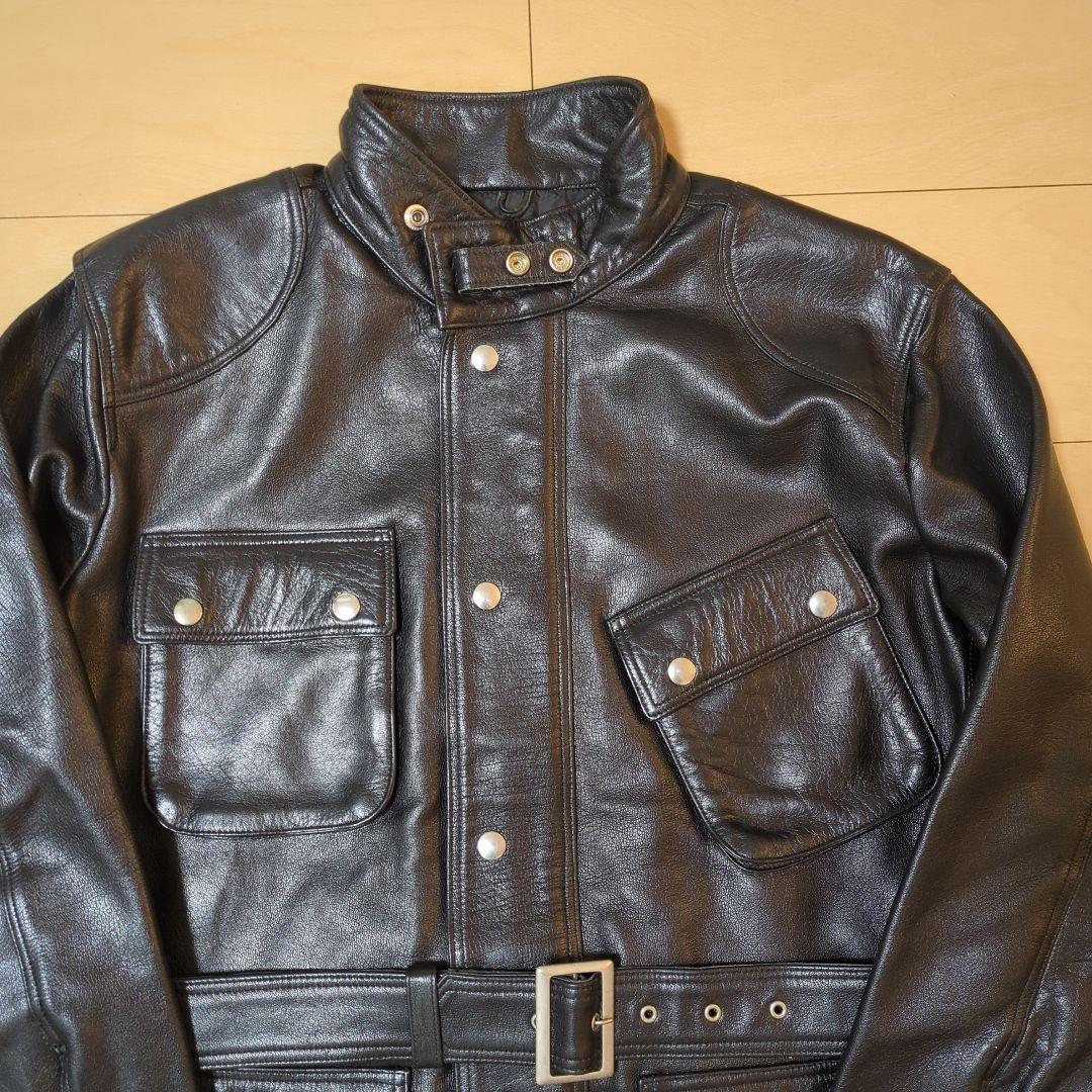 レザー カーコート モーターサイクルジャケット