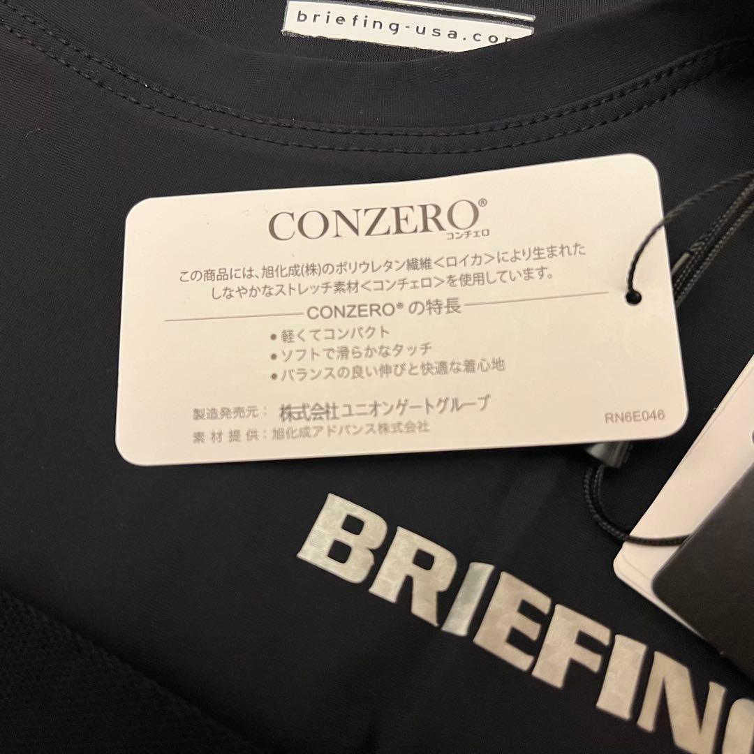 新品★レディースL BRIEFING ドライストレッチパフォーマンスTシャツ黒