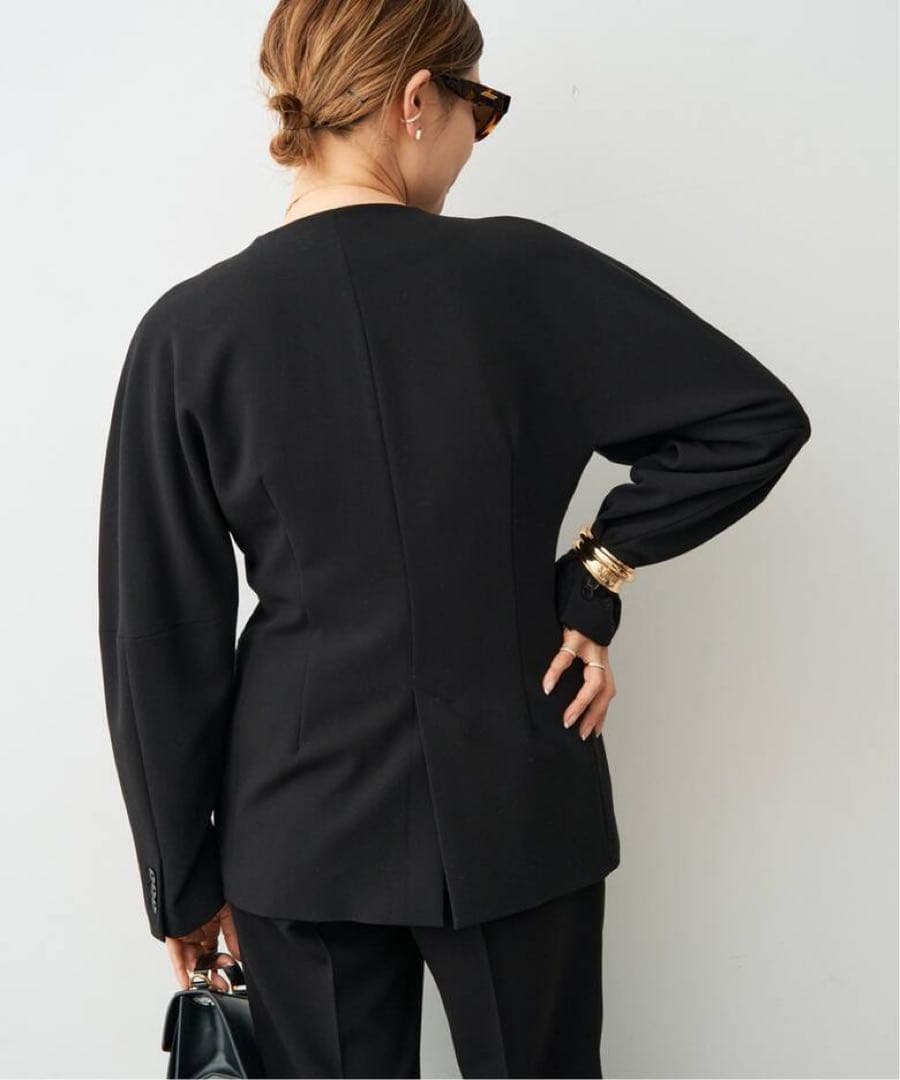 Deuxieme Classe CELERI ノーカラー ジャケット