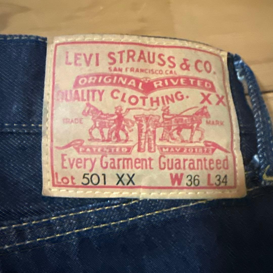 レシートタグ完備 LVC リーバイス Levi's 501XX 1955 w36