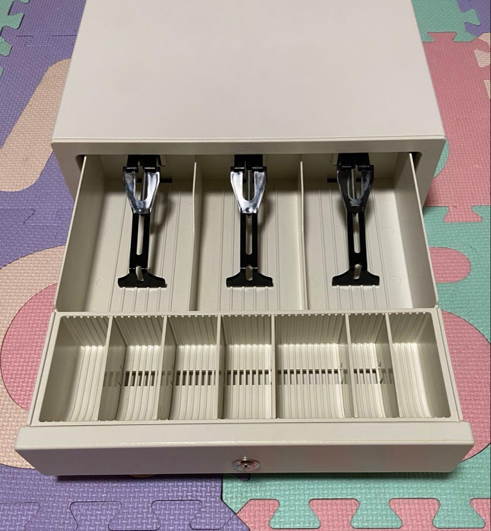 キャッシュドロア 手動式レジ プッシュオープン式 レジスター レジ