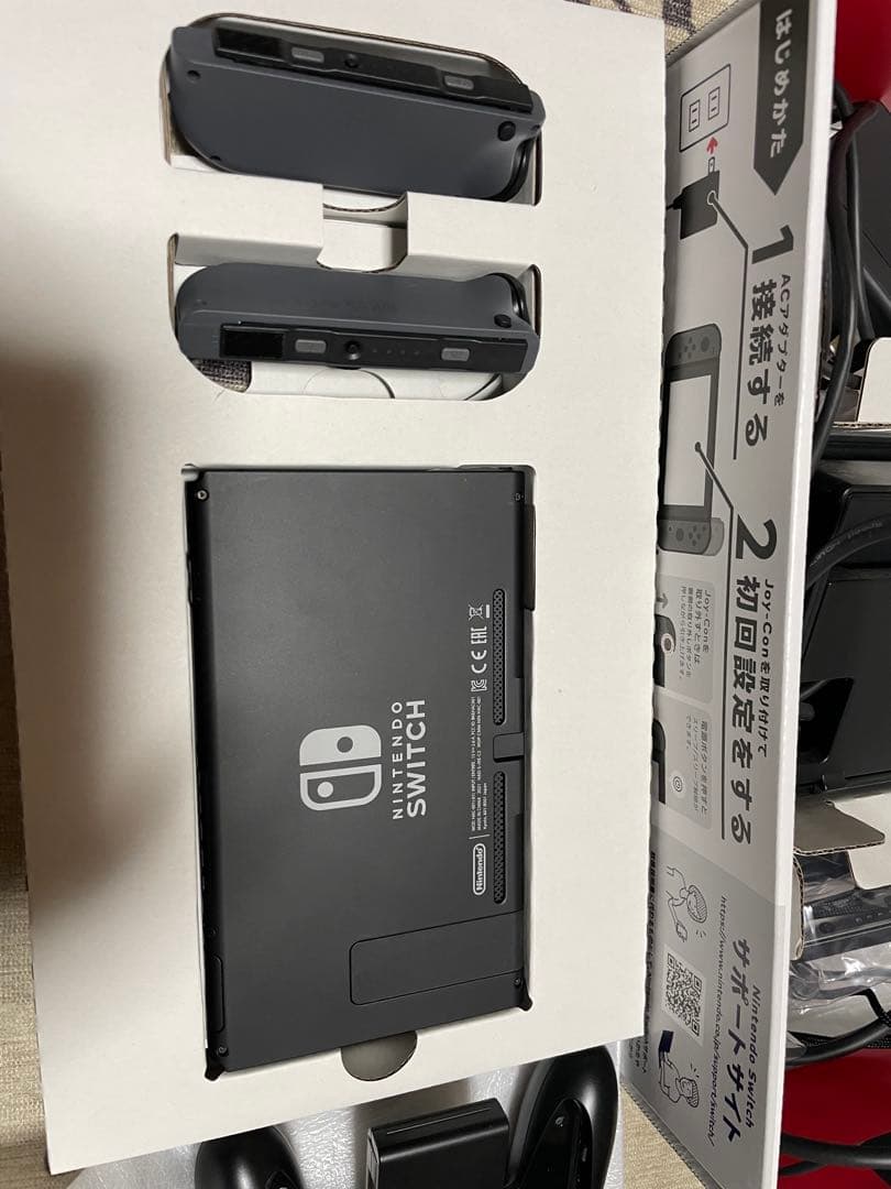 Nintendo Switch グレー 本体とJoy-Con付き