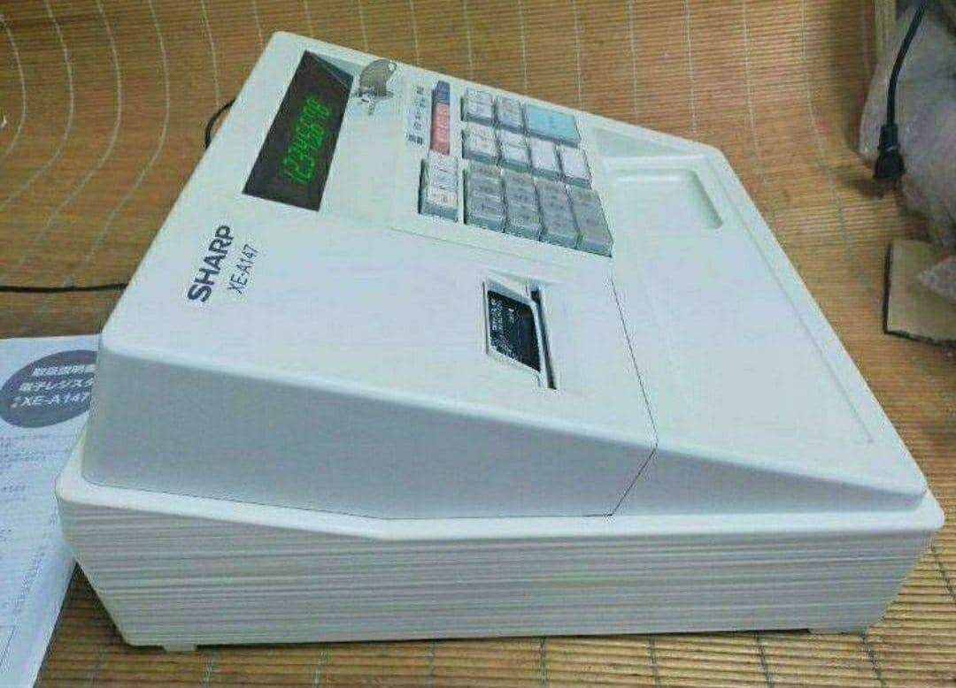 シャープレジスター　XE-A147　PC連携売上管理フル設定無料　292909