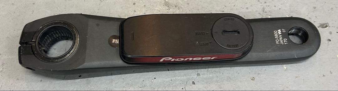 難ありパイオニア左側計測パワーメーター105 FC-5800 170mm