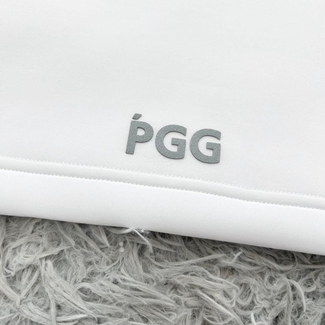 新品　PGG パーリーゲイツ　ハイネック　長袖シャツ　春　ホワイト　サイズ6