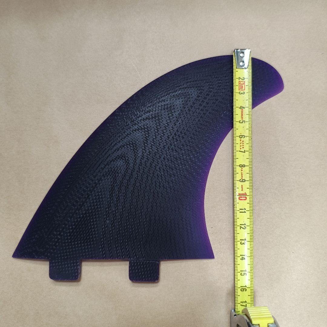 パワーツイン系　深紫色　FCS対応 ツインフィン　ファイバーグラス製