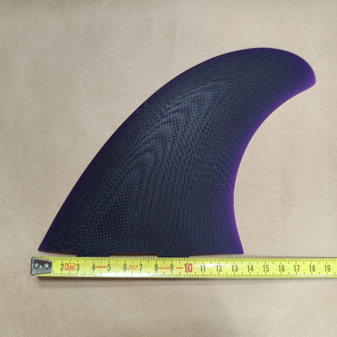 パワーツイン系　深紫色　FCS対応 ツインフィン　ファイバーグラス製