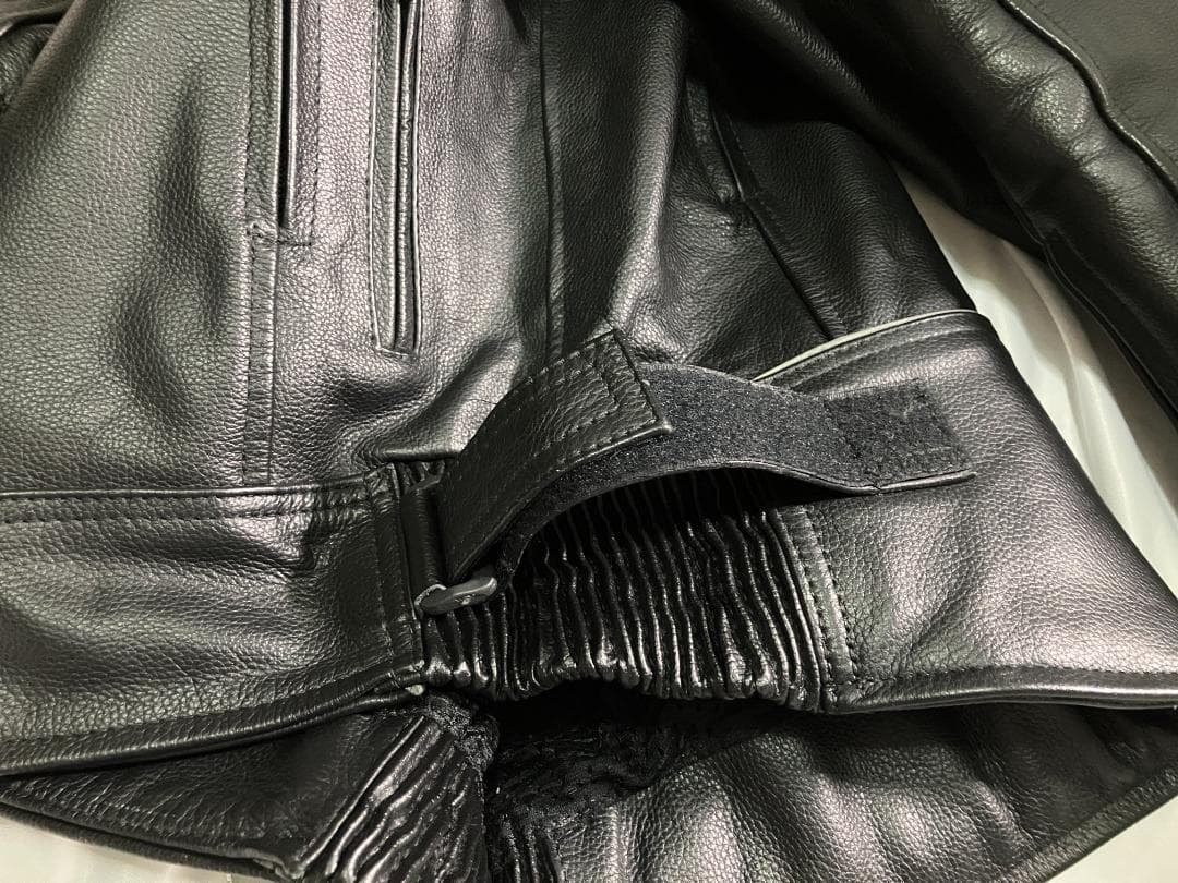 ブラックレザージャケット ライダースジャケット