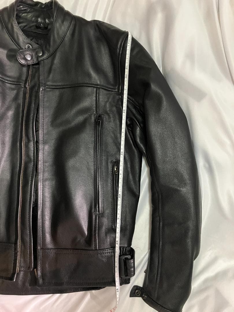 ブラックレザージャケット ライダースジャケット