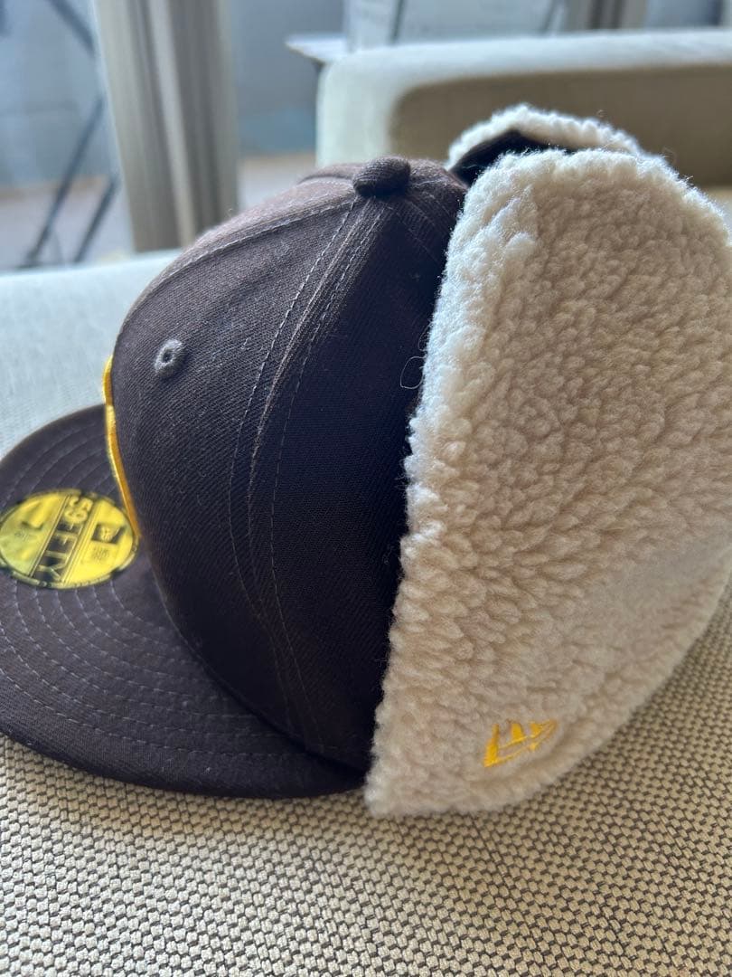 New Era 59FIFTY ブラウンキャップ 7 1/8